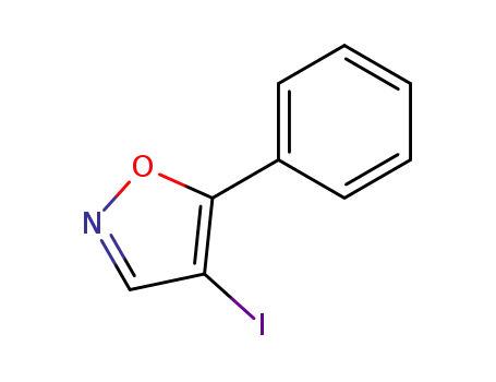 Molecular Structure of 31329-63-2 (4-IODO-5-PHENYLISOXAZOLE)