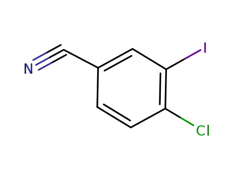 Molecular Structure of 914106-26-6 (4-CHLORO-3-IODOBENZONITRILE)