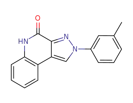 4H-Pyrazolo[3,4-c]quinolin-4-one, 2,5-dihydro-2-(3-methylphenyl)-