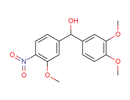 Benzenemethanol, 3,4-dimethoxy-a-(3-methoxy-4-nitrophenyl)-