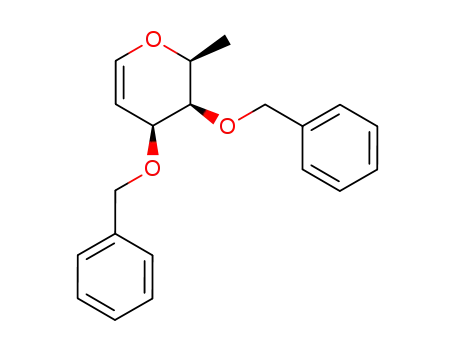 1,5-anhydro-3,4-di-O-benzyl-2,6-dideoxyl-lyxo-hex-1-enitol