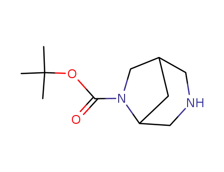 Molecular Structure of 194032-49-0 (RaceMic tert-butyl 3,6-diazabicyclo[3.2.1]octane-6-carboxylate)