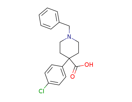 4-Piperidinecarboxylic acid, 4-(4-chlorophenyl)-1-(phenylmethyl)-