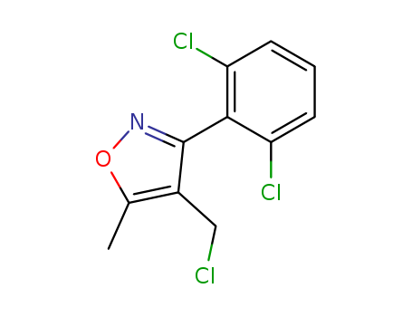 4-(CHLOROMETHYL)-3-(2,6-DICHLOROPHENYL)-5-METHYLISOXAZOLE