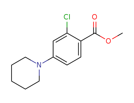 Methyl 2-chloro-4-piperidinobenzenecarboxylate
