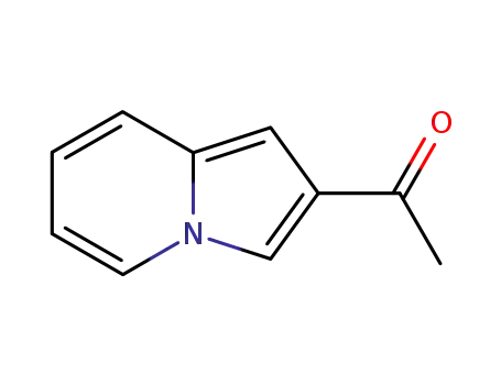 Molecular Structure of 58475-97-1 (Ethanone, 1-(2-indolizinyl)- (9CI))