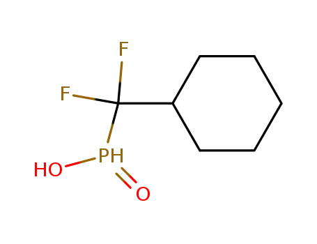 Molecular Structure of 828265-17-4 (Phosphinic acid, (cyclohexyldifluoromethyl)-)