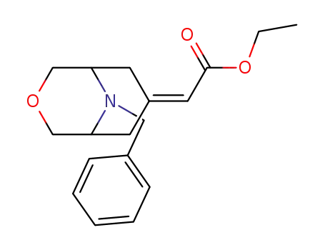 Molecular Structure of 81514-40-1 (9-Benzyl-3-oxa-9-azabicyclo[3.3.1]nonan-7-one)