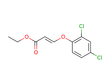 26909-03-5,ethyl (2E)-3-(2,4-dichlorophenoxy)prop-2-enoate,Acrylicacid, 3-(2,4-dichlorophenoxy)-, ethyl ester, (E)- (8CI); Ethyl trans-b-(2,4-Dichlorophenoxy)acrylate;Ethyl b-(2,4-dichlorophenoxy)acrylate