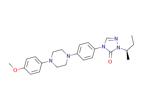 2-sec-Butyl-4-(4-(4-(4-methoxyphenyl)piperazin-1-yl)phenyl)-2H-1,2,4-triazol-3(4H)-one, (R)-