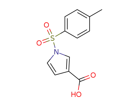 Molecular Structure of 106058-86-0 (N-Tosyl-3-pyrrolecarboxylic acid)