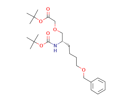 (S)-tert-butyl 2-(6-(benzyloxy)-2-(tert-butoxycarbonylaMino)hexyloxy)acetate