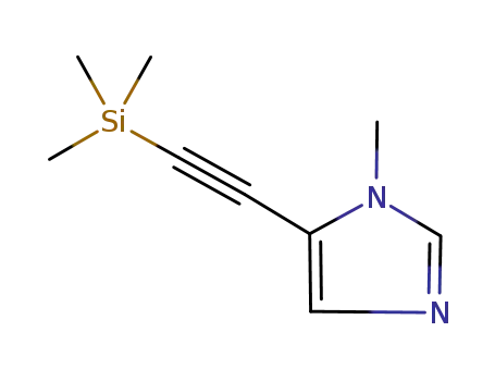 1-methyl-5-((trimethylsilyl)ethynyl)-1H-imidazole