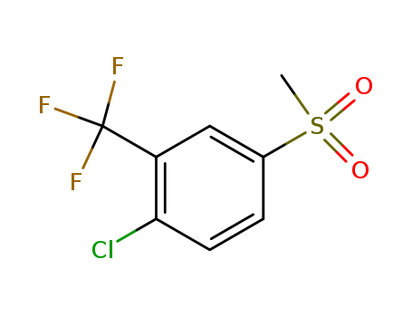 Benzene,1-chloro-4-(methylsulfonyl)-2-(trifluoromethyl)- 4163-81-9