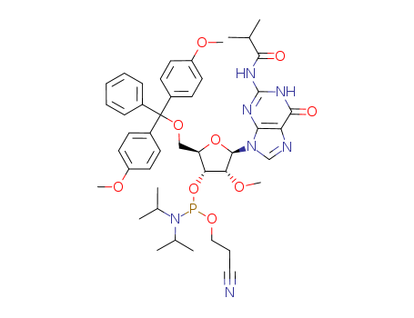 5'-O-(4,4'-Dimethoxytrityl)-N2-isobutyroyl-2'-O-methylguanosine-3'-O-[(2-cyanoethyl)(N,N-diisopropyl)]-phosphoramidite