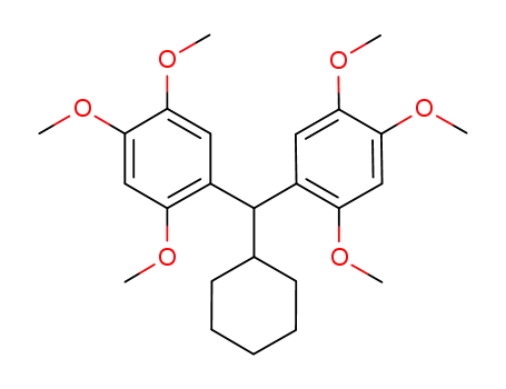 Molecular Structure of 1195735-86-4 (5,5'-(cyclohexylmethylene)bis(1,2,4-trimethoxybenzene))