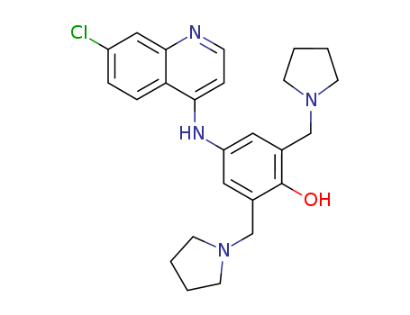 4-((7-CHLORO-4-QUINOLYL)AMINO)-A,A'-DI-1-PYRROLIDINYL-2,6-XYLENOL
