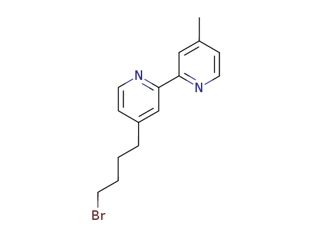 Molecular Structure of 115008-03-2 (2,2'-Bipyridine, 4-(4-bromobutyl)-4'-methyl-)
