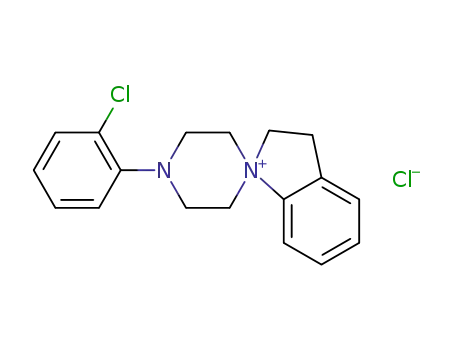 4'-(2-chlorophenyl)spiro[indoline-1,1'-piperazin]-1-ium chloride