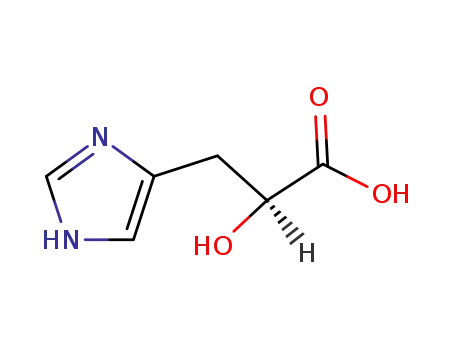Molecular Structure of 14403-45-3 (L-B-IMIDAZOLELACTIC ACID, MONOHYDRATE)