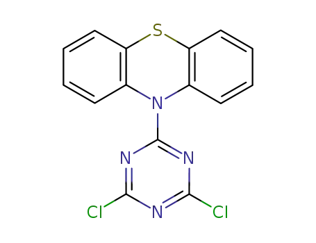 Molecular Structure of 52643-26-2 (10H-Phenothiazine, 10-(4,6-dichloro-1,3,5-triazin-2-yl)-)