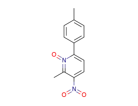 2-methyl-3-nitro-6-p-tolylpyridine-1-oxide
