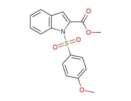1H-Indole-2-carboxylic acid, 1-[(4-methoxyphenyl)sulfonyl]-, methyl ester
