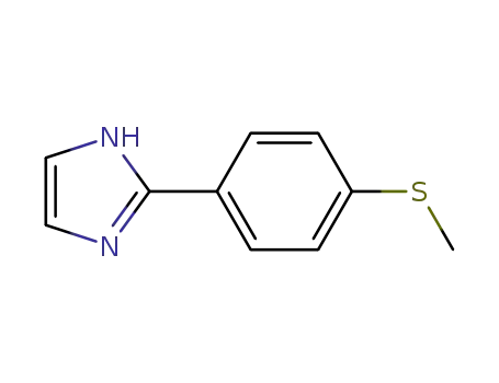 Molecular Structure of 115053-39-9 (2-(4-METHYLSULFANYL-PHENYL)-1H-IMIDAZOLE)