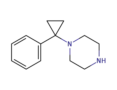 Molecular Structure of 1245647-91-9 (1-(1-Phenylcyclopropyl)piperazine)
