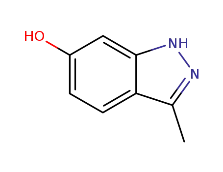 Molecular Structure of 201286-99-9 (6-Hydroxy-3-methylindazole)