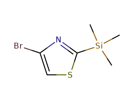 Molecular Structure of 108306-53-2 (4-BROMO-2-(TRIMETHYLSILYL)THIAZOLE)