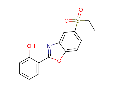 Molecular Structure of 1193007-08-7 (2-(5-(ethylsulfonyl)benzo[d]oxazol-2-yl)phenol)