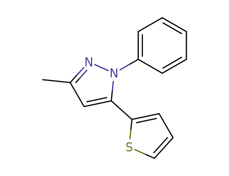 3-methyl-1-phenyl-5-[2]thienyl-1<i>H</i>-pyrazole