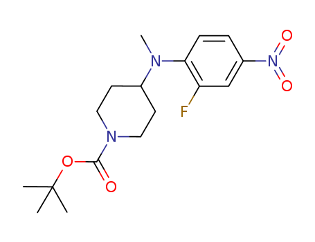 tert-Butyl 4-[(2-fluoro-4-nitrophenyl)(methyl)amino]piperidine-1-carboxylate