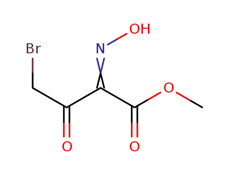 Molecular Structure of 805246-55-3 (Butanoic acid, 4-bromo-2-(hydroxyimino)-3-oxo-, methyl ester)