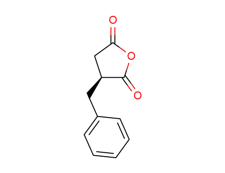 Molecular Structure of 865538-96-1 ((S)-3-benzyldihydrofuran-2,5-dione)