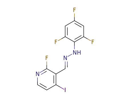 (E)-2-fluoro-4-iodo-3-((2-(2,4,6-trifluorophenyl)hydrazono)methyl)pyridine