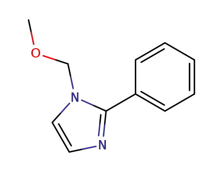 Molecular Structure of 112655-31-9 (1H-Imidazole, 1-(methoxymethyl)-2-phenyl-)