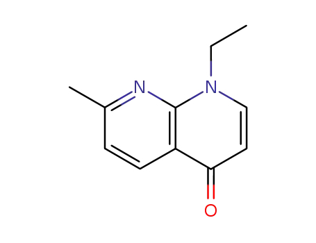 Molecular Structure of 10299-49-7 (1-ethyl-1,4-dihydro-7-methyl-4-oxo-1,8-naphthyridine)