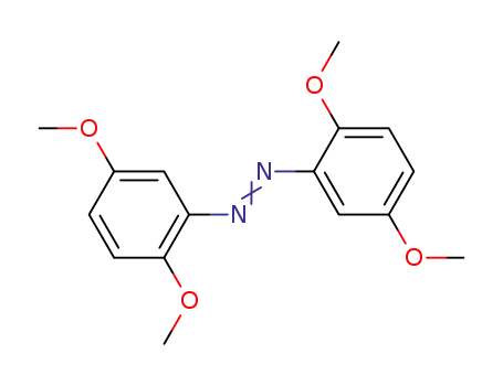 Molecular Structure of 6319-28-4 ((E)-bis(2,5-dimethoxyphenyl)diazene)