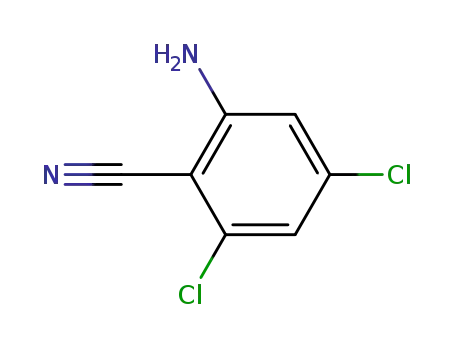 Molecular Structure of 316121-89-8 (2-amino-4,6-dichlorobenzonitrile)