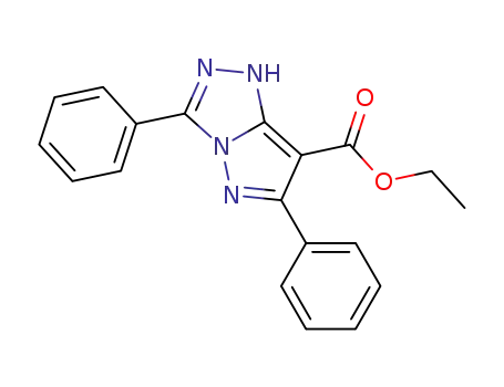 3,6-diphenyl-7-ethoxycarbonyl-1H-pyrazolo[5,1-c][1,2,4]triazole