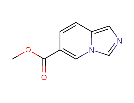 Molecular Structure of 139183-89-4 (Methyl iMidazo[1,5-a]pyridine-6-carboxylate)