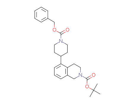 tert-butyl 5-(1-(benzyloxycarbonyl)piperidin-4-yl)-3,4-dihydroisoquinoline-2(1H)-carboxylate