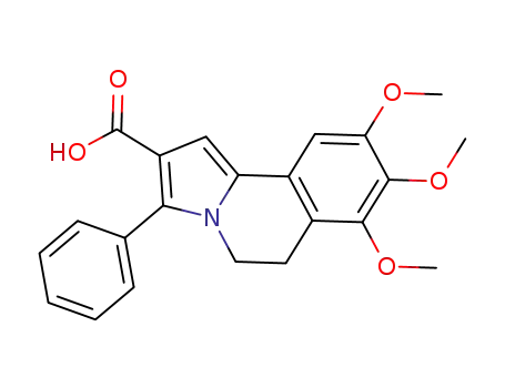 7,8,9-trimethoxy-3-phenyl-5,6-dihydropyrrolo[2,1-a]isoquinoline-2-carboxylic acid