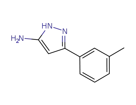 Molecular Structure of 80568-96-3 (5-M-TOLYL-2H-PYRAZOL-3-YLAMINE)