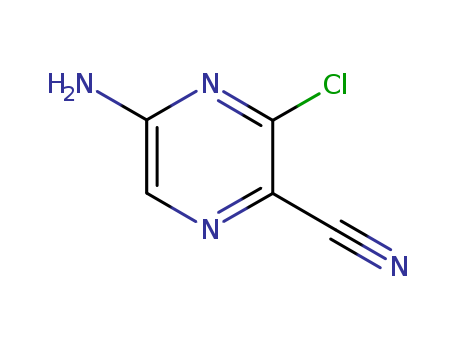 Pyrazinecarbonitrile, 5-amino-3-chloro-