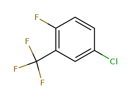 Molecular Structure of 89634-74-2 (5-CHLORO-2-FLUOROBENZOTRIFLUORIDE)
