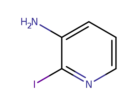 Molecular Structure of 209286-97-5 (2-IODO-PYRIDIN-3-YLAMINE)