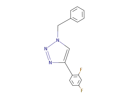 Molecular Structure of 1311386-87-4 (4-(1-(2,4-difluorophenyl))-1-benzyl-1,2,3-triazole)